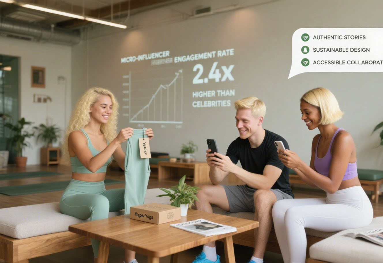 How Micro-Influencers Drive Yoga Wear Growth